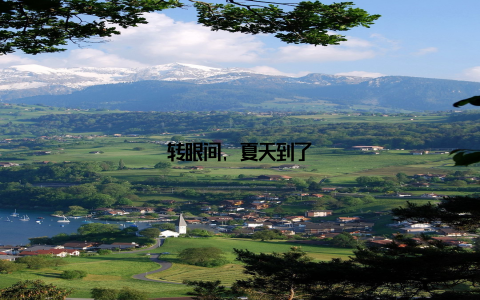 转眼间, 夏天到了