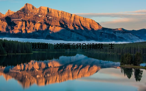 我知道, 这股暖流将会伴随我一生