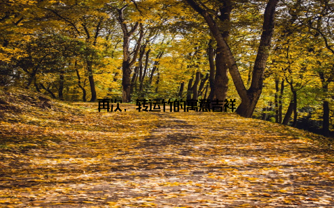 再次, 转运竹的寓意吉祥